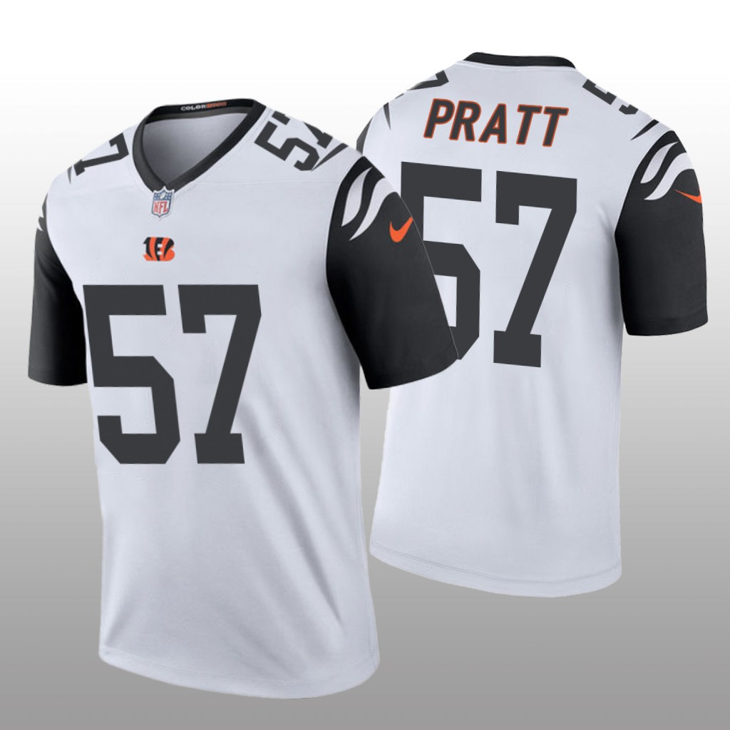 Germaine Pratt Cincinnati Bengals White NFL Draft Color Rush Legend Jersey