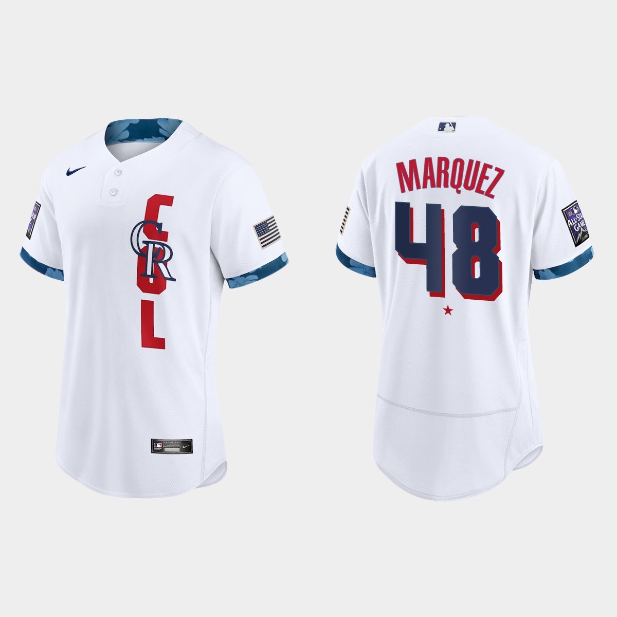 German Marquez Colorado Rockies 2021 MLB All-Star Game Jersey - White
