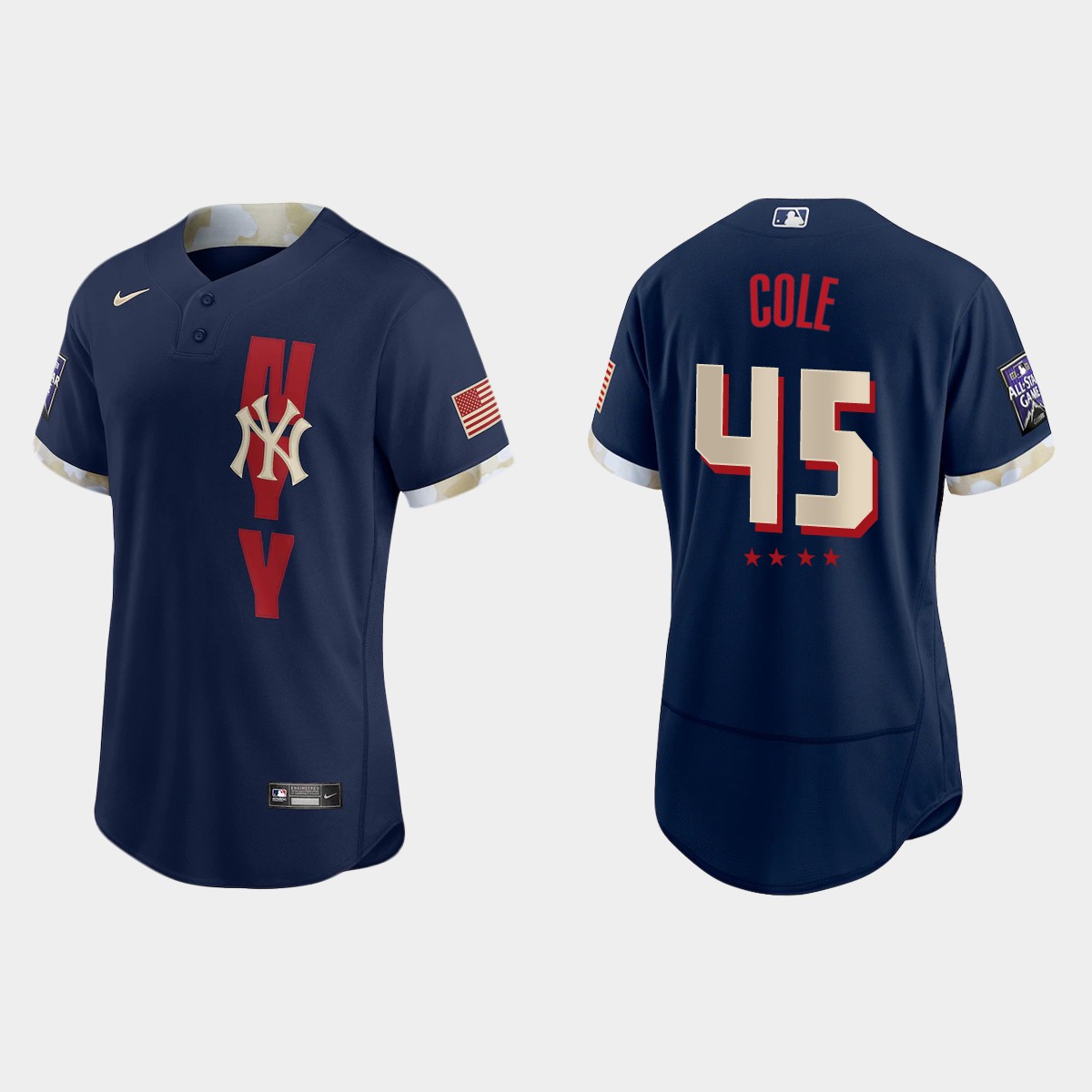 Gerrit Cole New York Yankees 2021 MLB All-Star Game Jersey - Navy