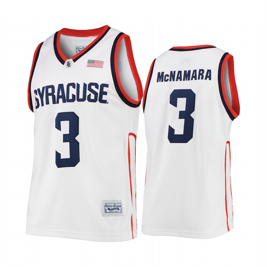 Gerry McNamara Syracuse Orange White Jersey Commemorative Classic Alumni