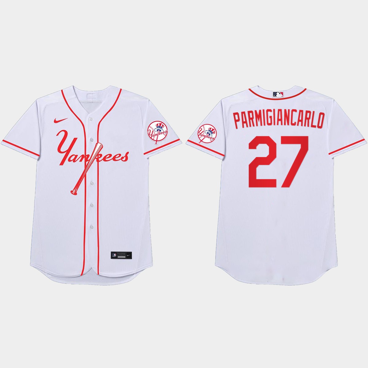 Giancarlo Stanton 2021 Players' Weekend Parmigiancarlo Nickname Jersey - White