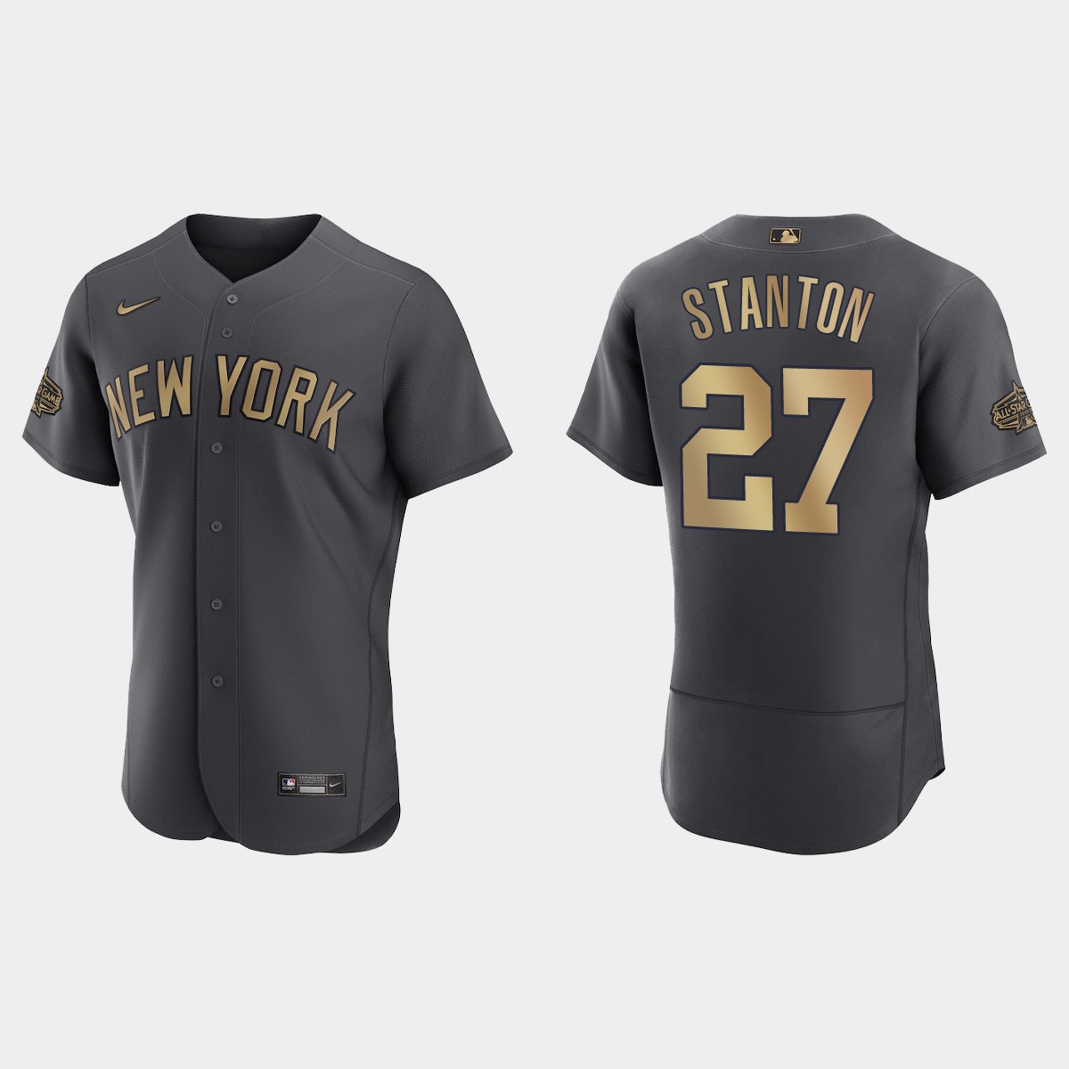 Giancarlo Stanton New York Yankees 2022 MLB All-Star Game Jersey - Charcoal