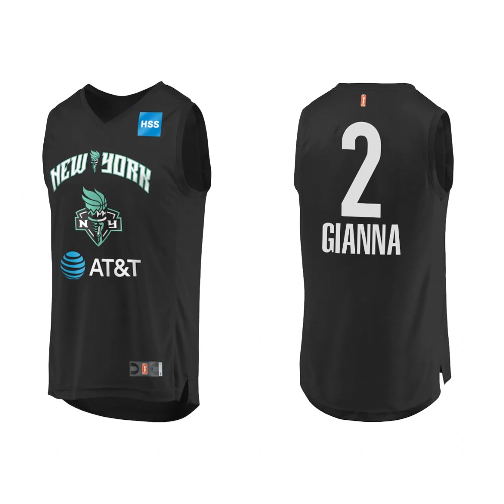 Gianna Bryant New York Liberty WNBA Honors 2020 Replic Black Jersey