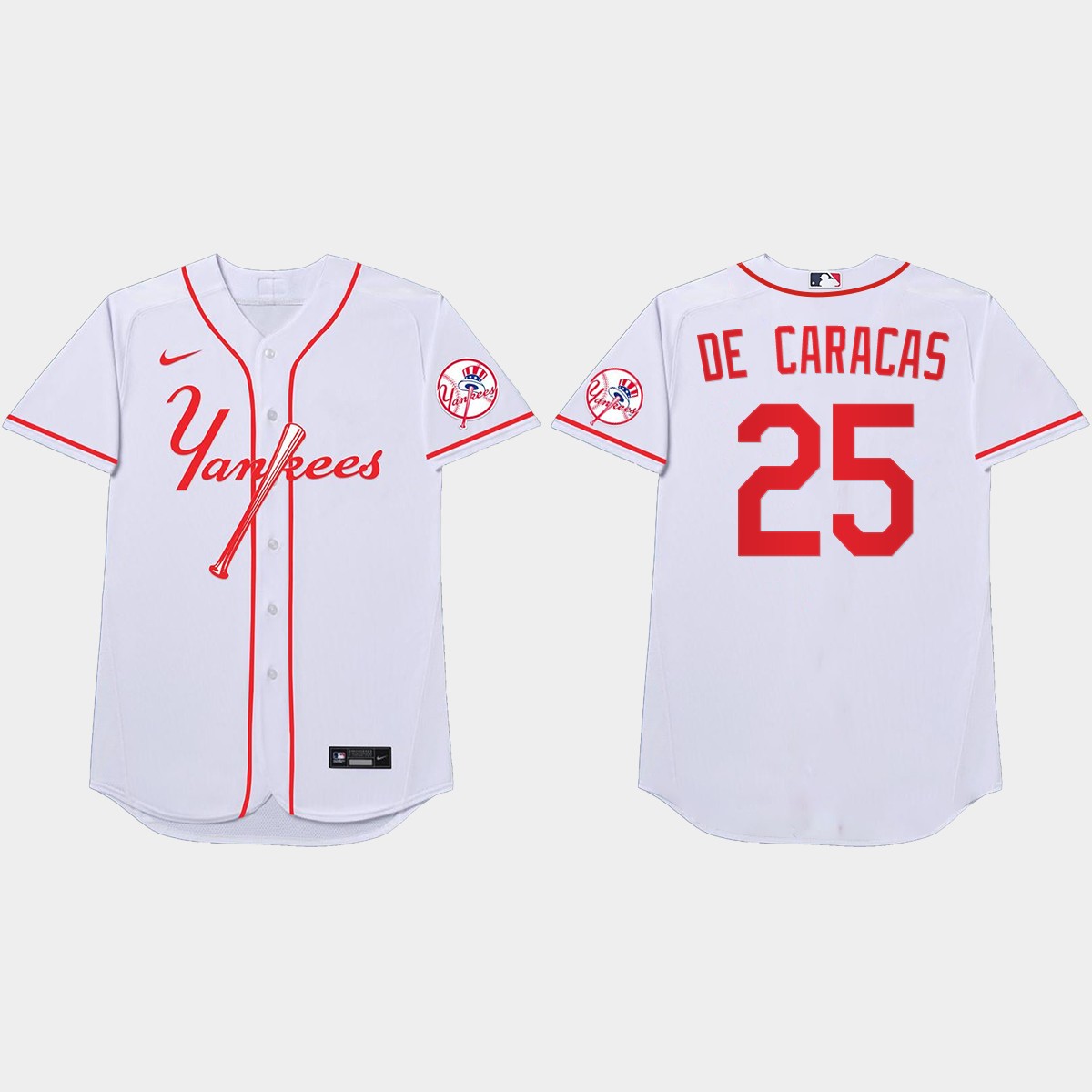 Gleyber Torres 2021 Players' Weekend De Caracas Nickname Jersey - White