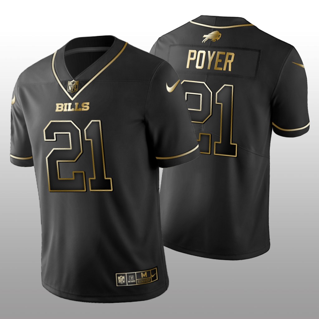 Golden Edition Vapor Untouchable Limited Bills #21 Jordan Poyer Black Jersey