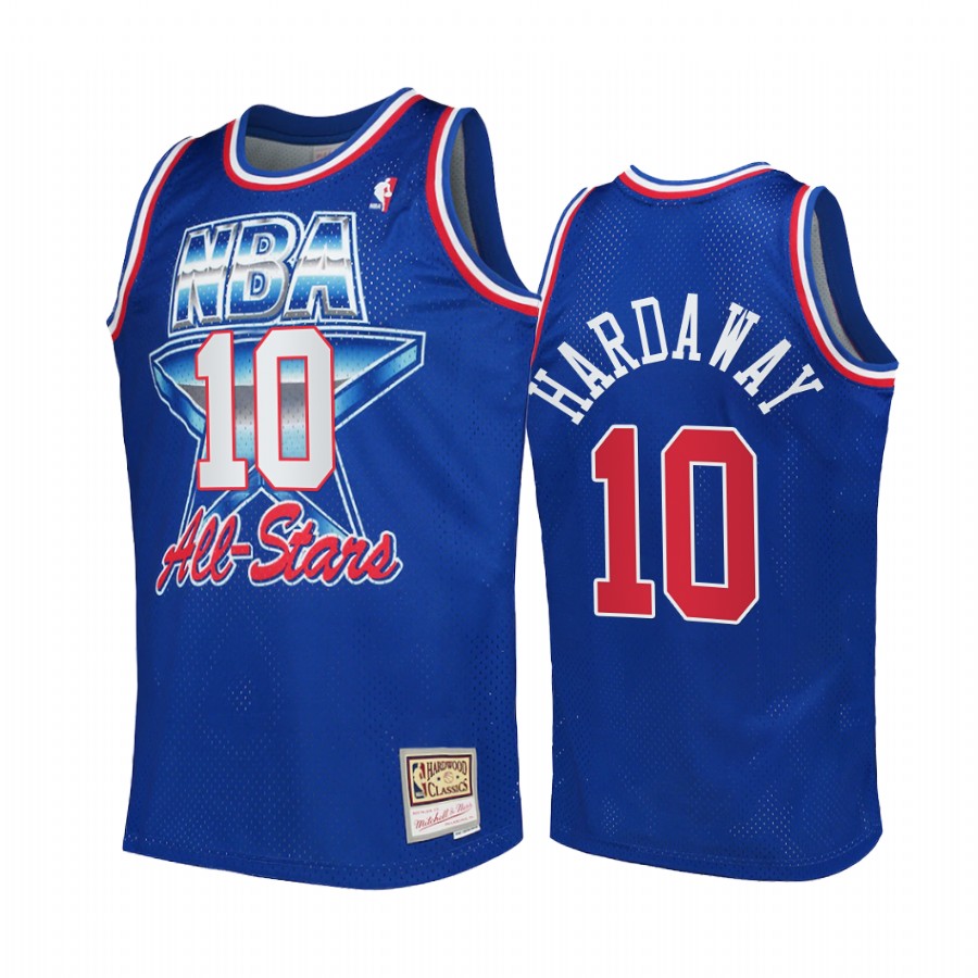 Golden State Warriors #10 Tim Hardaway 1992 All-Star Western Conference Jersey Blue