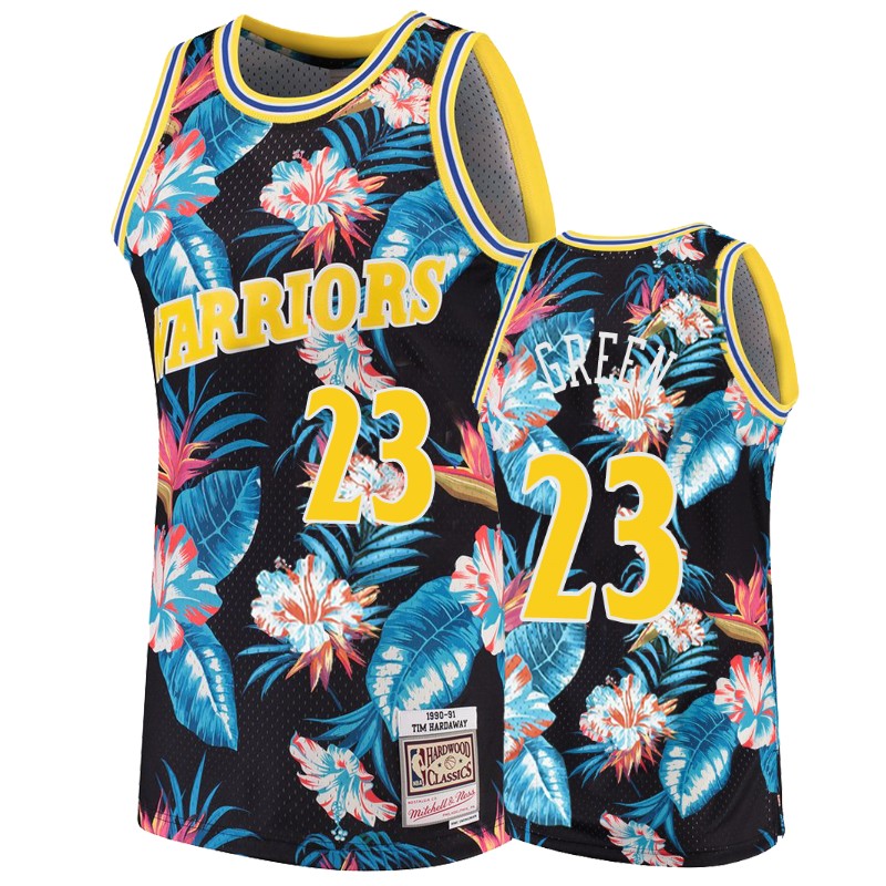 Golden State Warriors #23 Draymond Green Floral Fashion 90's Collection Jersey