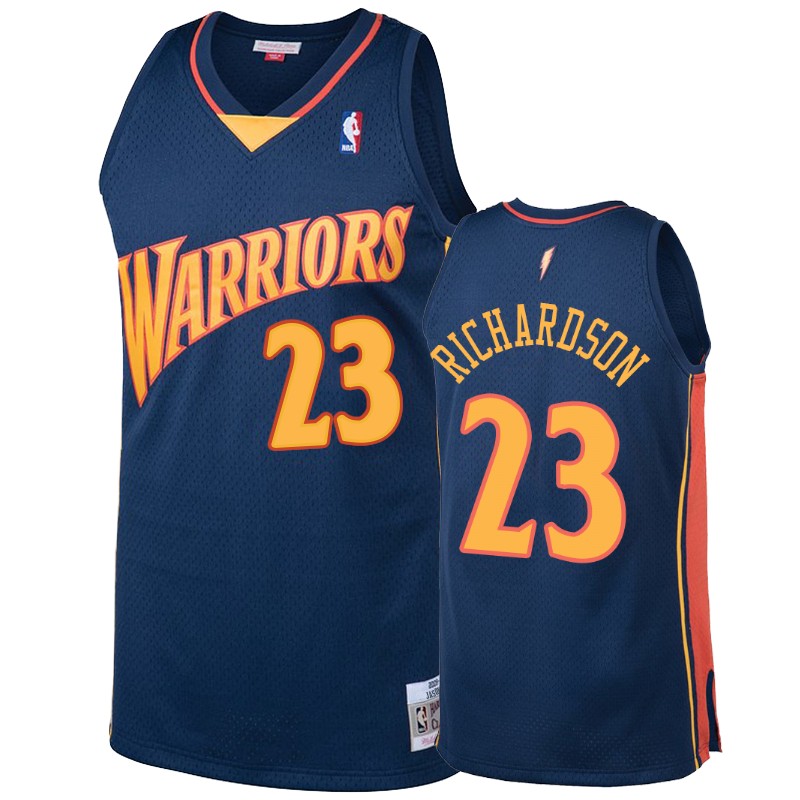 Golden State Warriors #23 Jason Richardson Navy 2009-10 Hardwood Classics Jersey