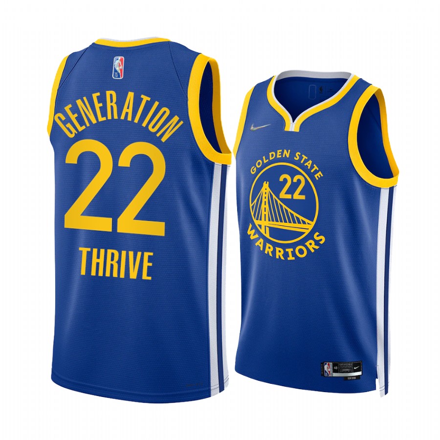 Golden State Warriors 2022 Generation Thrive Educational community Jersey