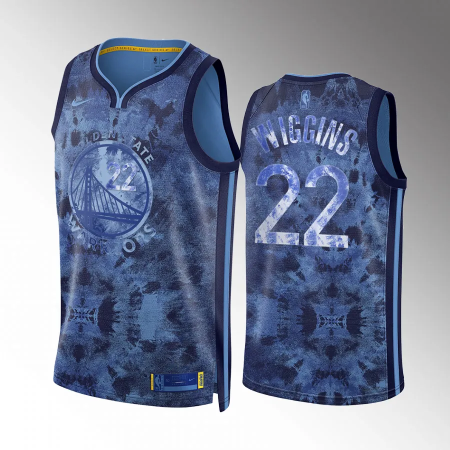 Golden State Warriors 2023 Select Series Andrew Wiggins Royal #22 Jersey Swingman