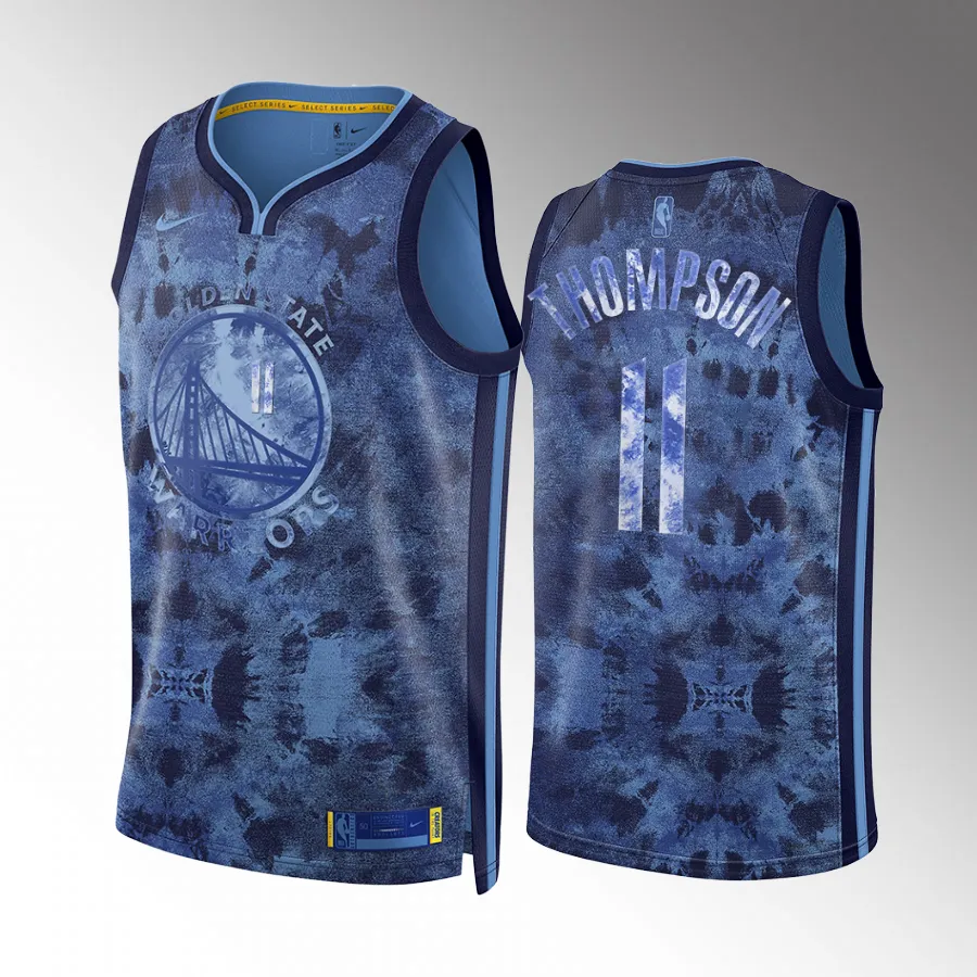 Golden State Warriors 2023 Select Series Klay Thompson Royal #11 Jersey Swingman
