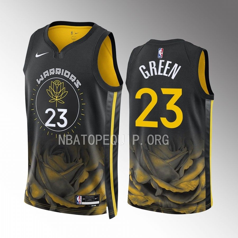 Golden State Warriors Draymond Green 2022-23 City Edition Black #23 Jersey Swingman
