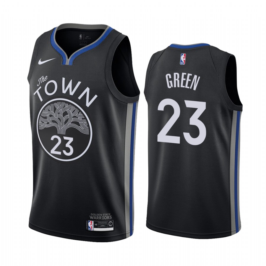 Golden State Warriors Draymond Green Black 2019-20 City Jersey
