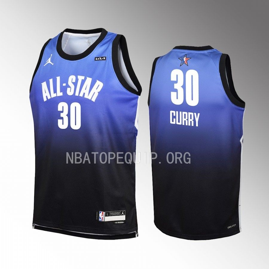Golden State Warriors Stephen Curry 2023 NBA All-Star Youth Blue Jersey #30 Swingman