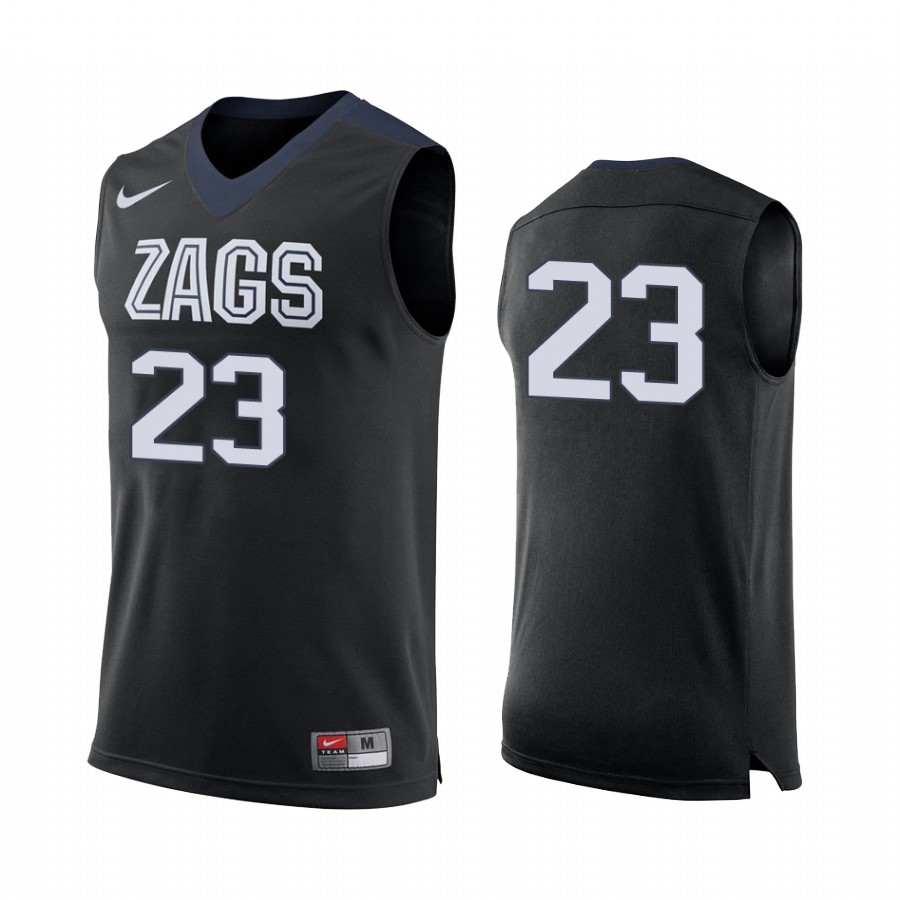 Gonzaga Bulldogs Zach Norvell Jr. Black  College  Jersey
