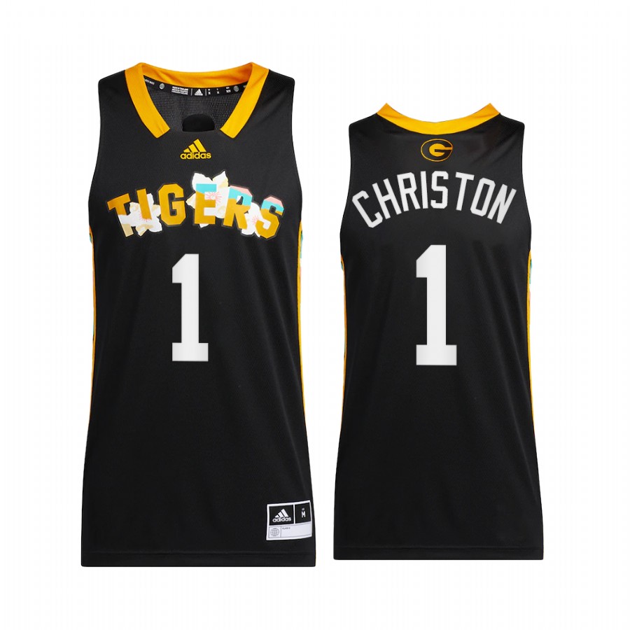 Grambling Tigers Cameron Christon Jersey 2022 Honoring Black Excellence Black  Uniform