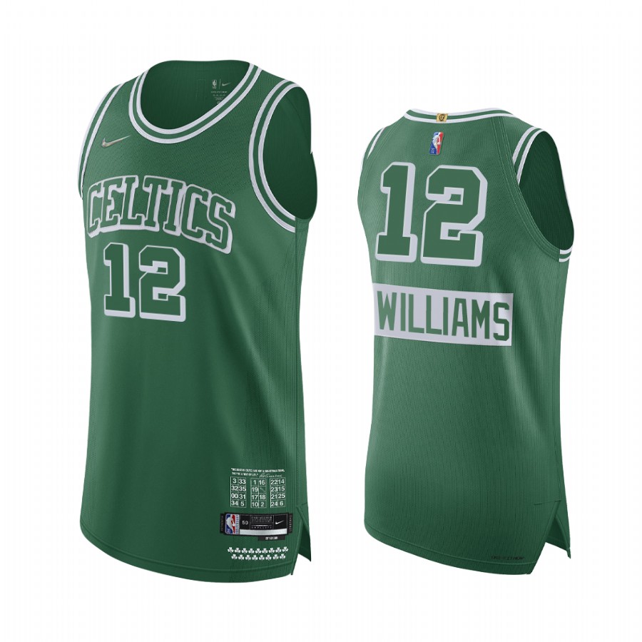 Grant Williams Boston Celtics City Edition Green Jersey 75th Season