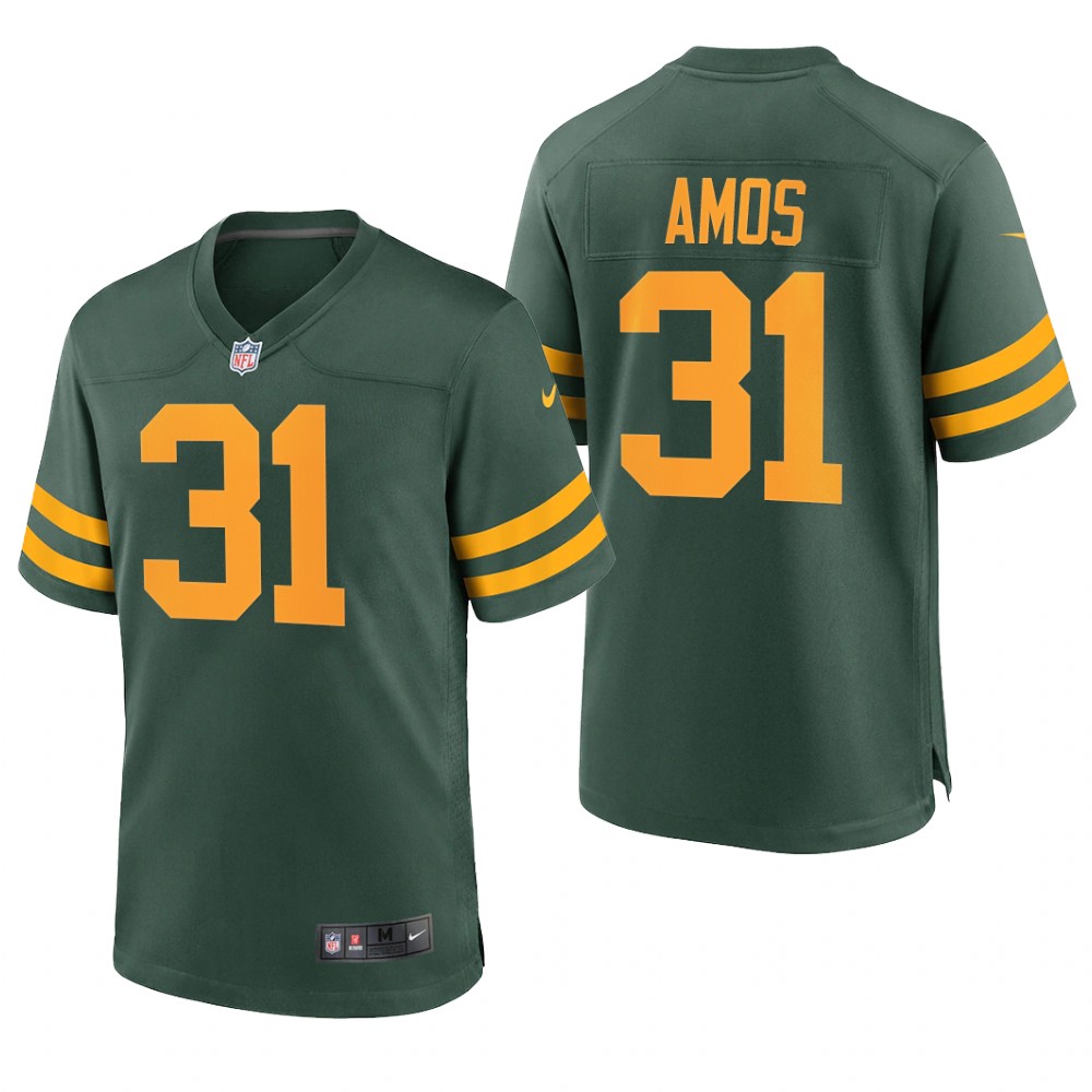 Green Bay Packers Adrian Amos Green Jersey Alternate Game - Men's