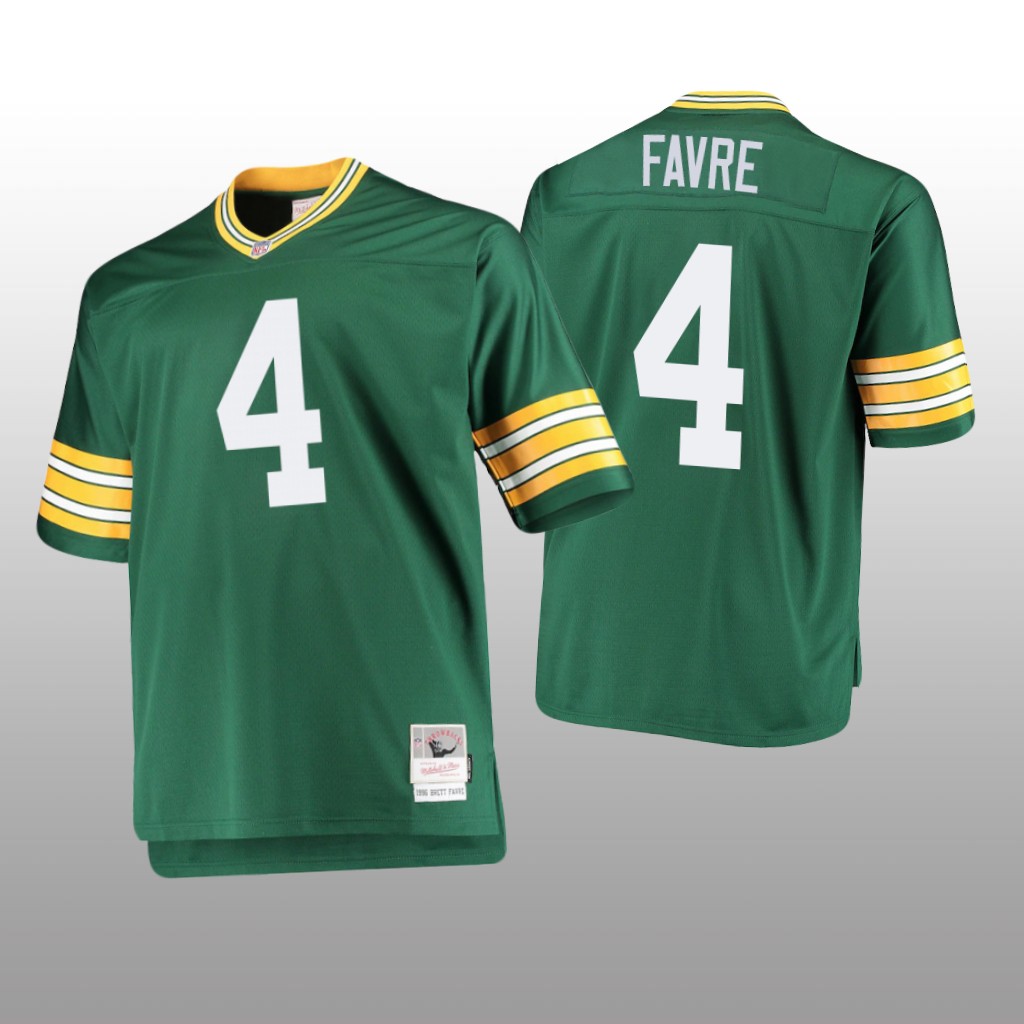Green Bay Packers Brett Favre Green Jersey Throwback - Men's