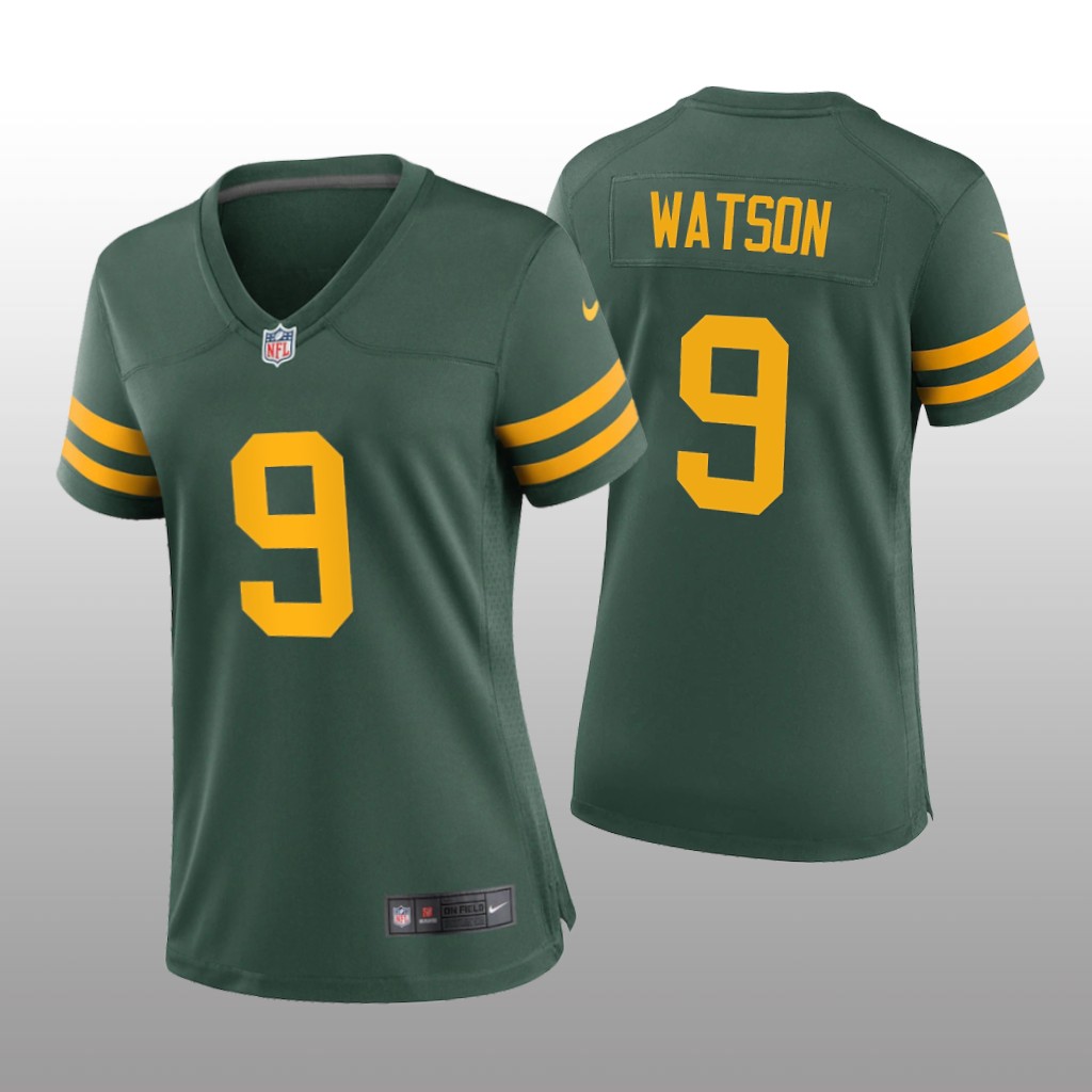 Green Bay Packers Christian Watson Green Jersey Alternate Game - Women's