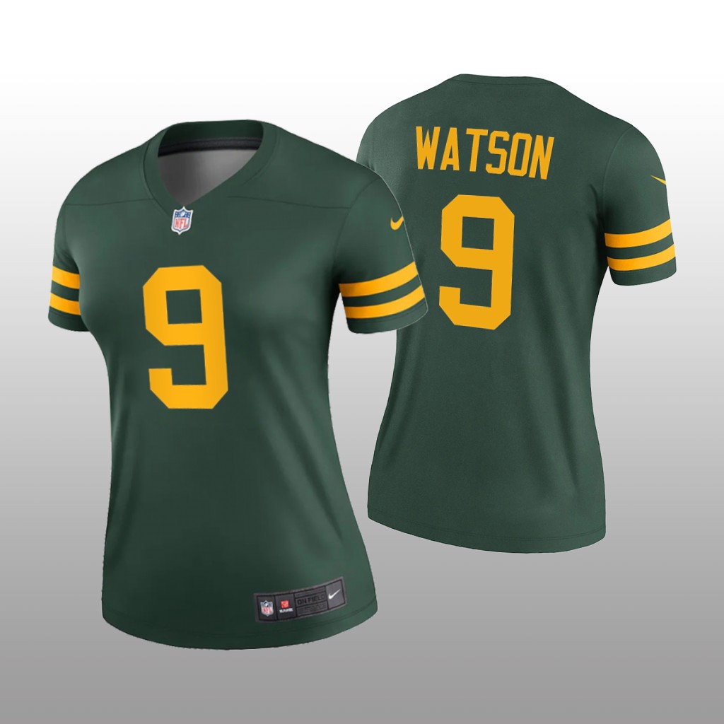 Green Bay Packers Christian Watson Green Jersey Alternate Legend - Women's