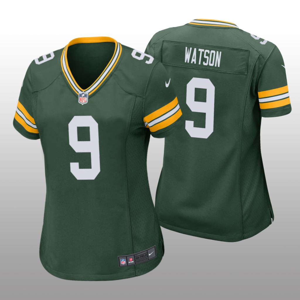 Green Bay Packers Christian Watson Green Jersey Game - Women's