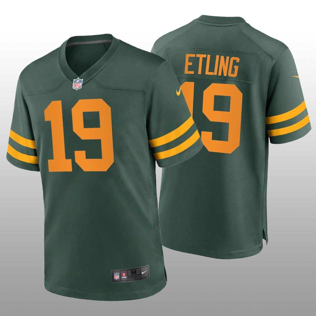 Green Bay Packers Danny Etling Green Jersey Alternate Game - Men's