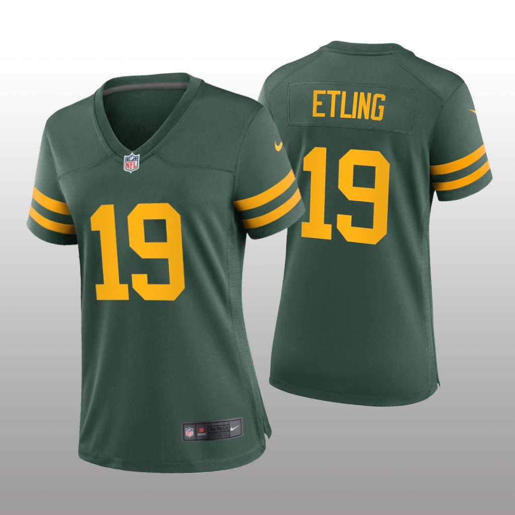 Green Bay Packers Danny Etling Green Jersey Alternate Game - Women's