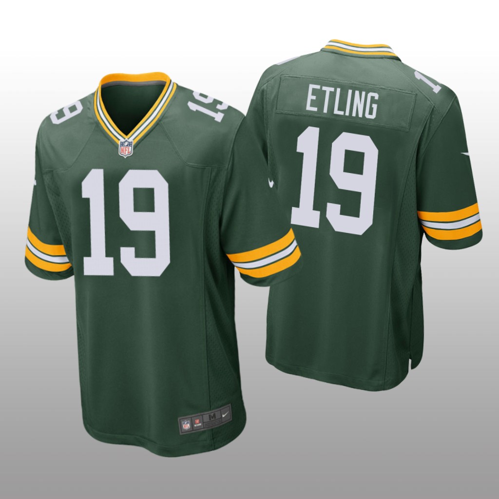 Green Bay Packers Danny Etling Green Jersey Game - Men's