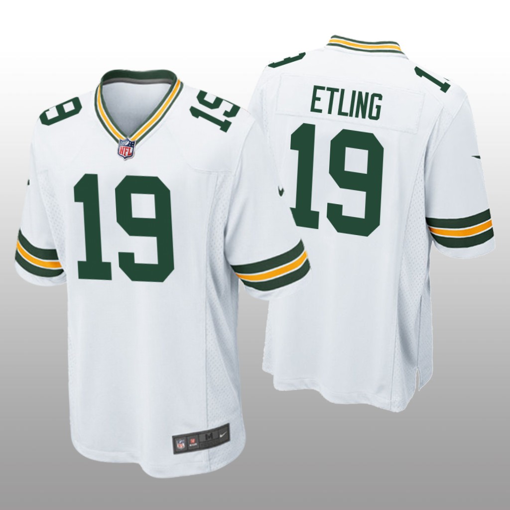 Green Bay Packers Danny Etling White Jersey Game - Men's