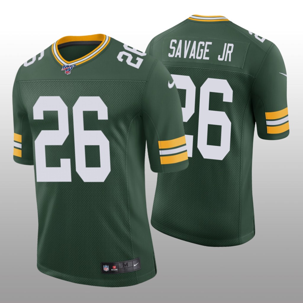 Green Bay Packers Darnell Savage Jr. Green Vapor Limited Jersey 100th Season - Men's
