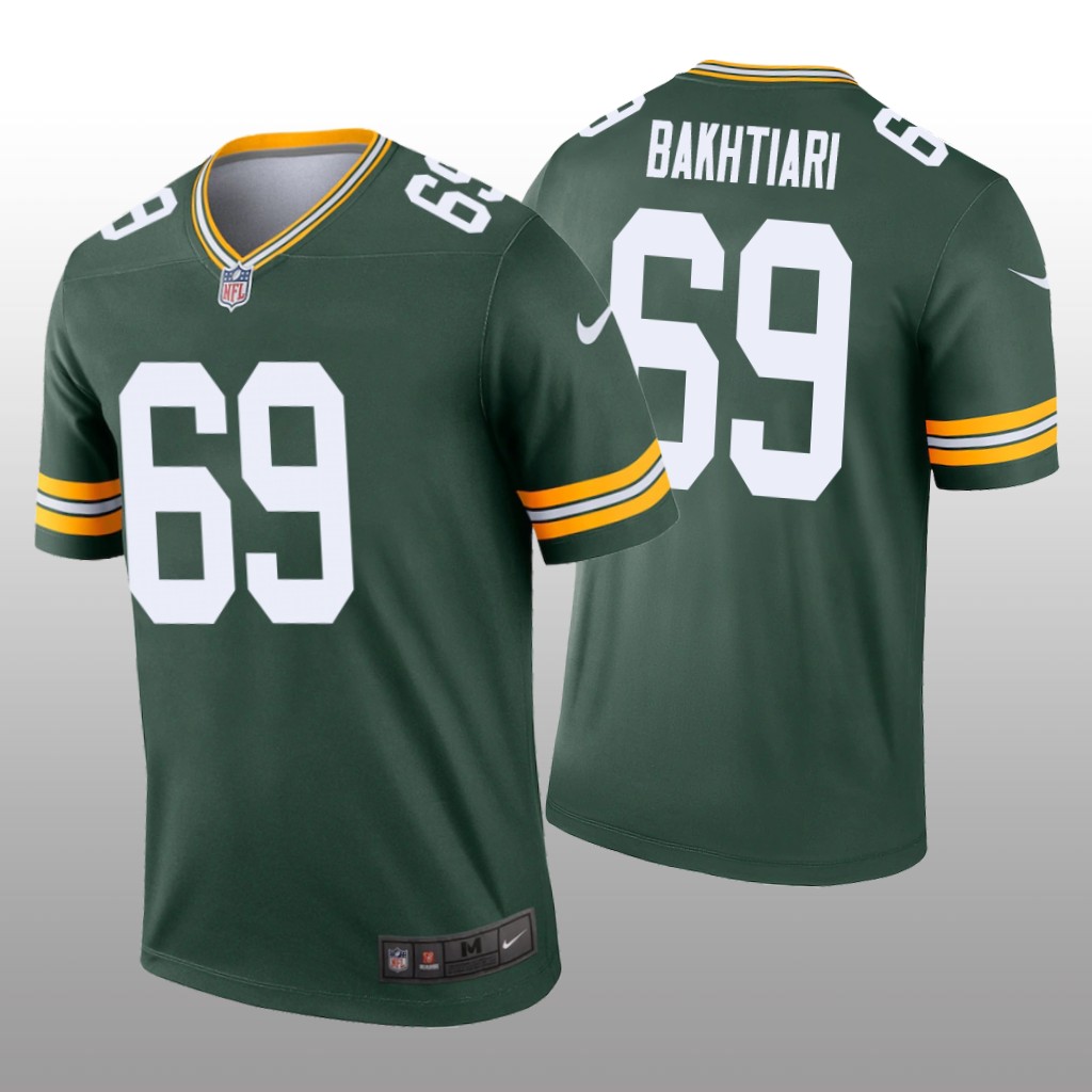 Green Bay Packers David Bakhtiari Green Jersey Legend - Men's