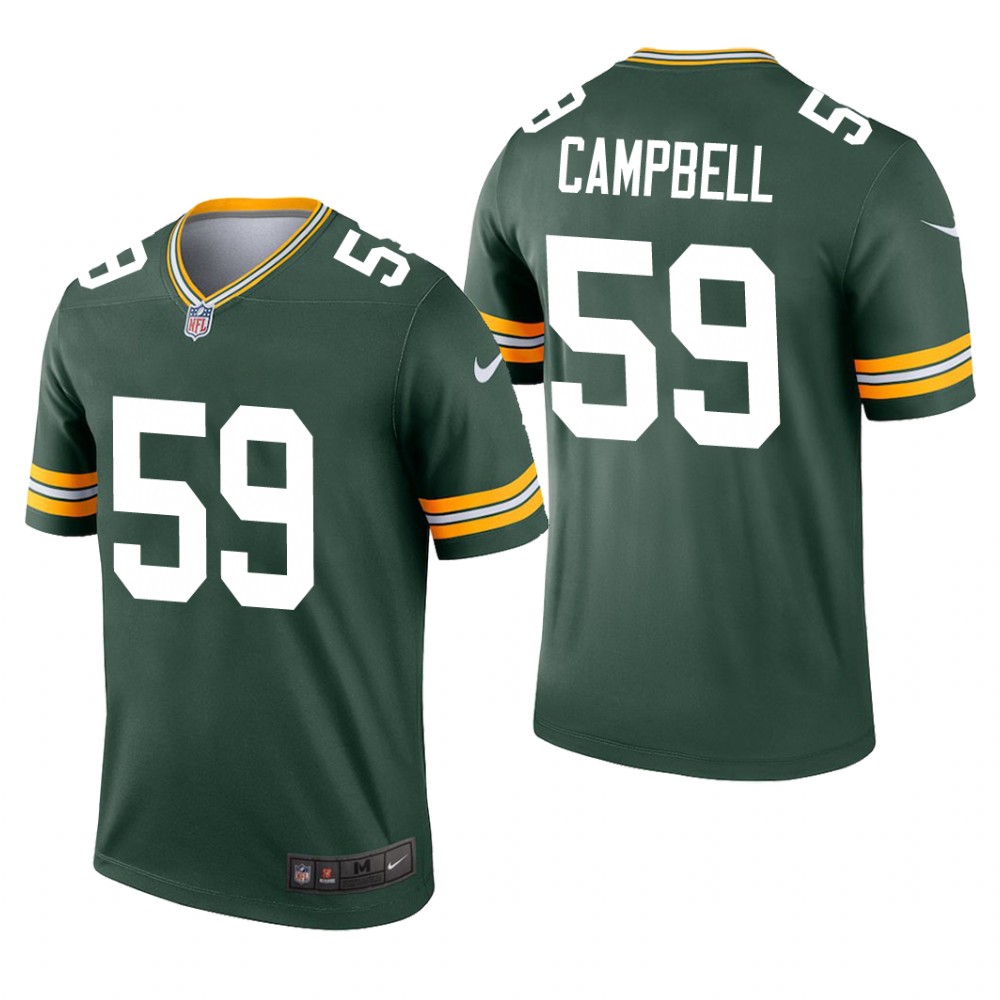 Green Bay Packers De'Vondre Campbell Green Jersey Legend - Men's