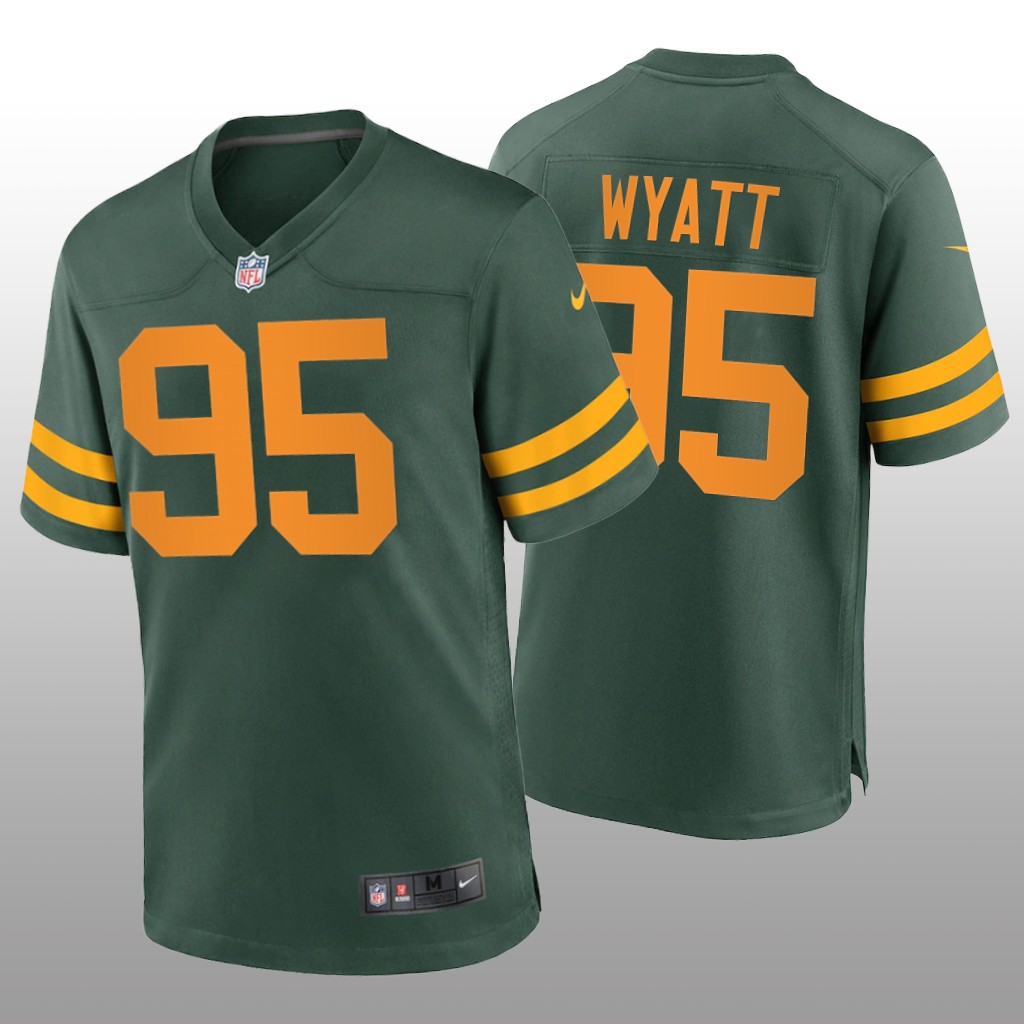 Green Bay Packers Devonte Wyatt Green Jersey Alternate Game - Men's
