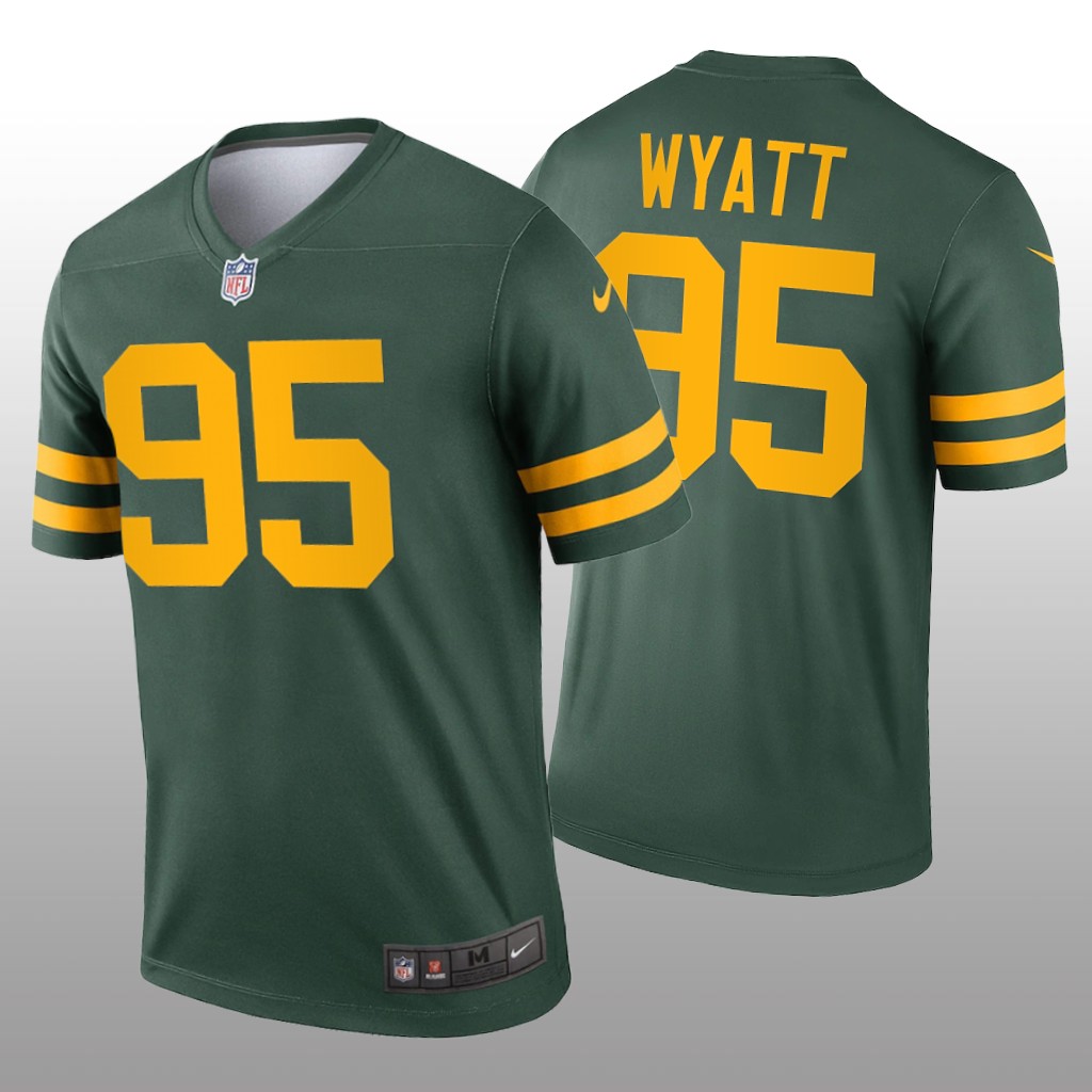Green Bay Packers Devonte Wyatt Green Jersey Alternate Legend - Men's