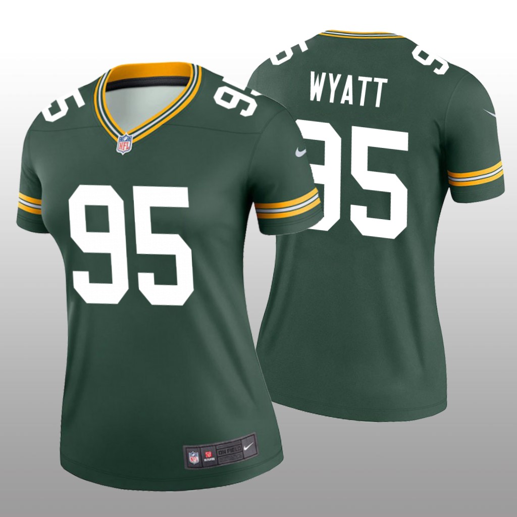 Green Bay Packers Devonte Wyatt Green Jersey Legend - Women's