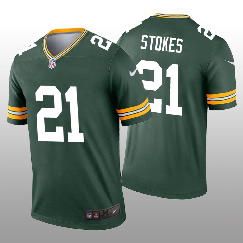 Green Bay Packers Eric Stokes Green Jersey Legend - Men's