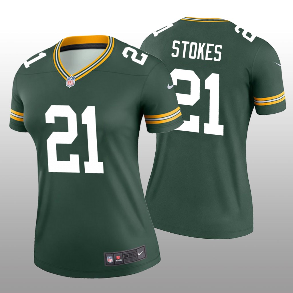 Green Bay Packers Eric Stokes Green Jersey Legend - Women's