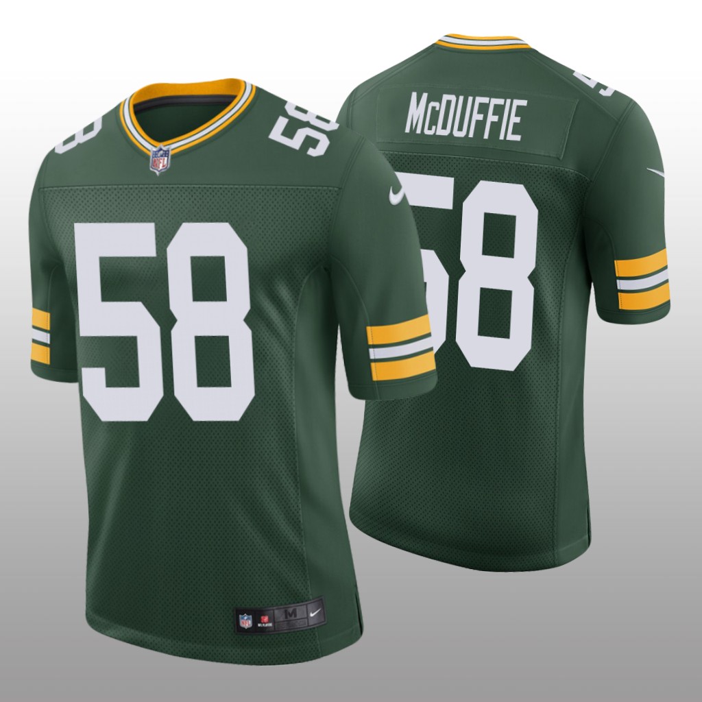 Green Bay Packers Isaiah McDuffie Green Jersey Vapor Limited - Men's