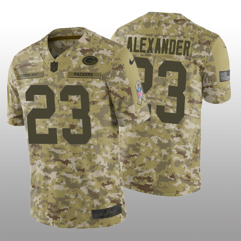 Green Bay Packers Jaire Alexander #23 Salute to Service Limited Jersey - Camo