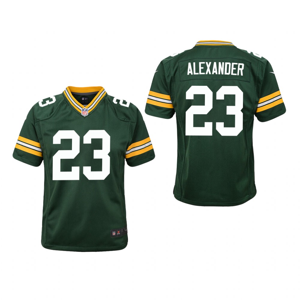 Green Bay Packers Jaire Alexander Green Jersey Game - Youth