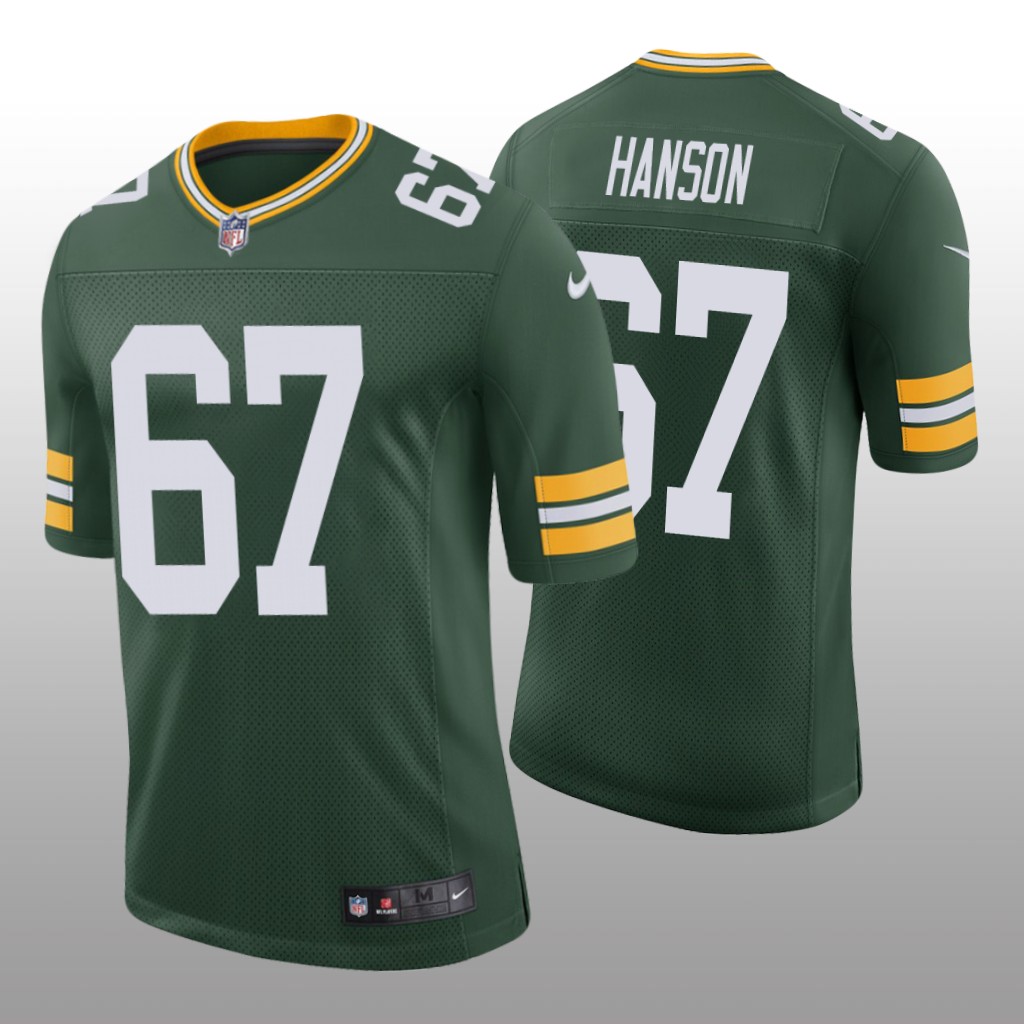 Green Bay Packers Jake Hanson Green Jersey Vapor Limited - Men's