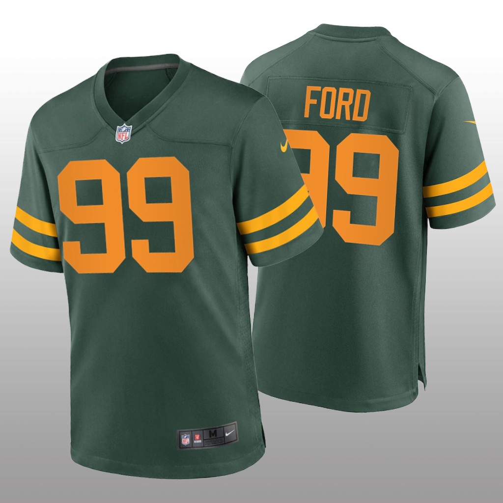 Green Bay Packers Jonathan Ford Green Jersey Alternate Game - Men's