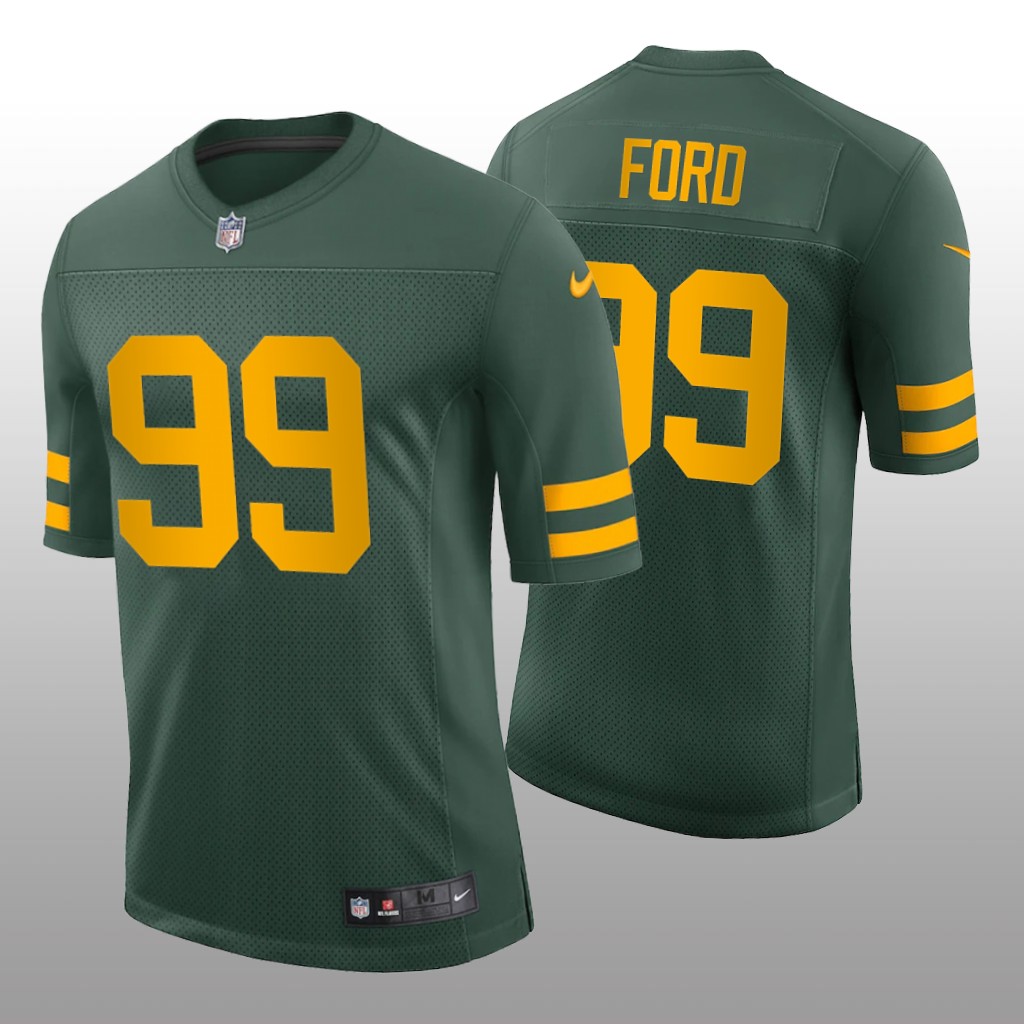 Green Bay Packers Jonathan Ford Green Jersey Vapor Limited - Men's