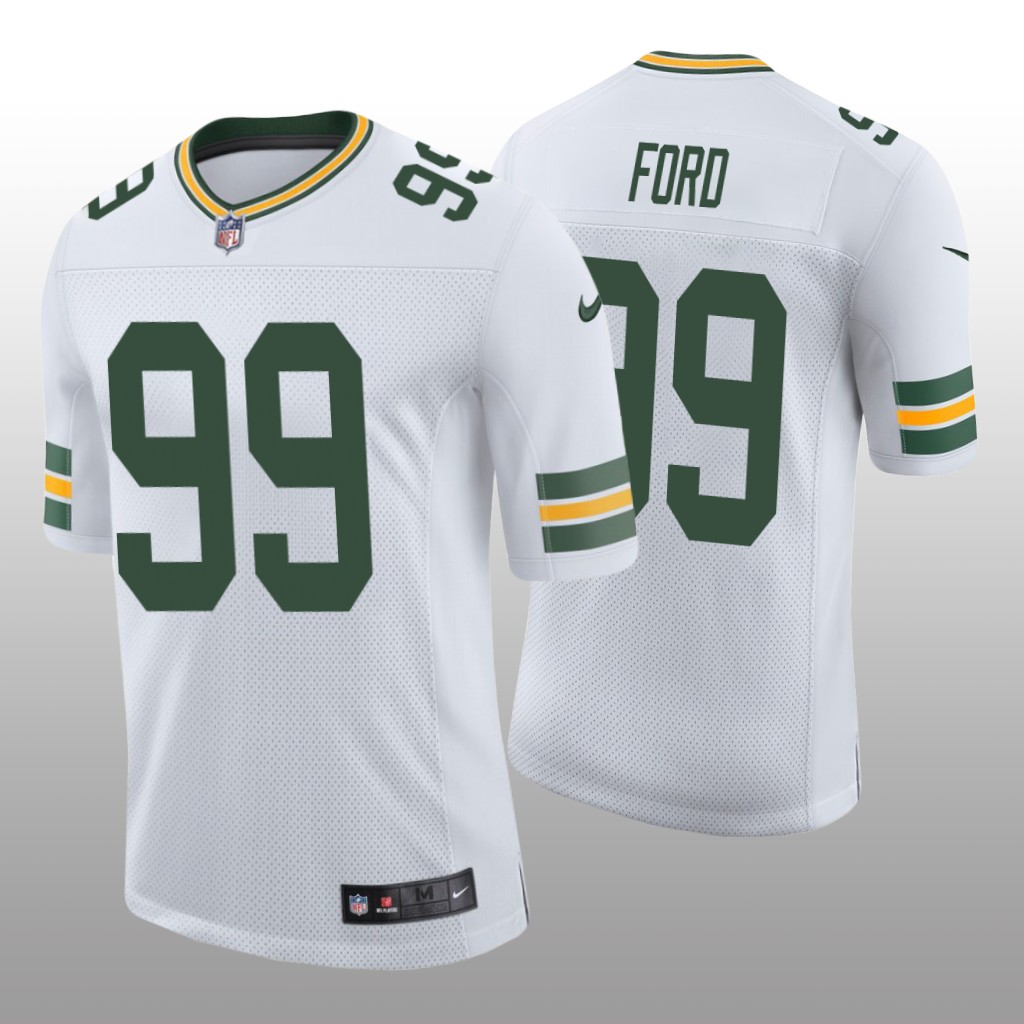 Green Bay Packers Jonathan Ford White Jersey Vapor Limited Men's