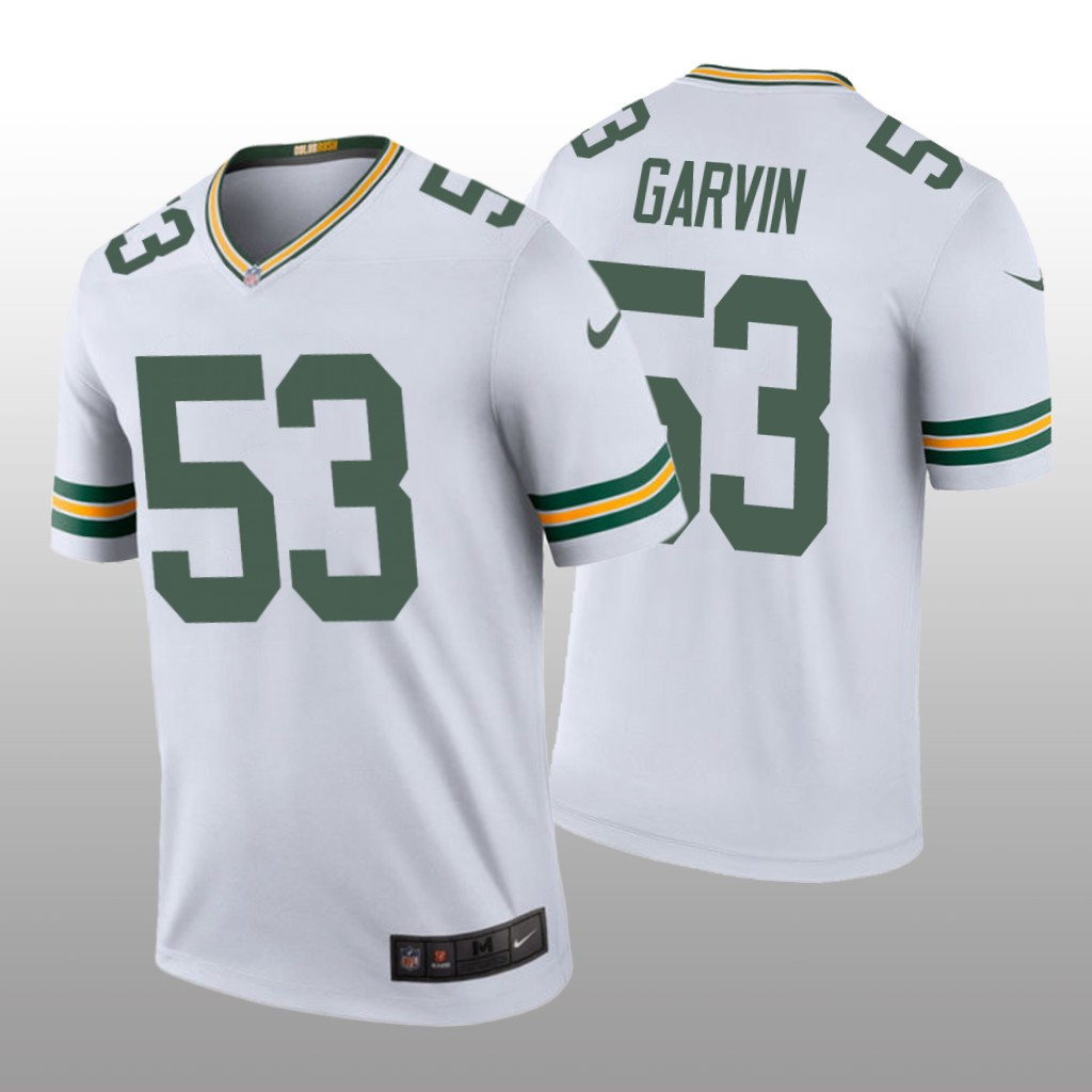 Green Bay Packers Jonathan Garvin White Jersey Color Rush Legend - Men's