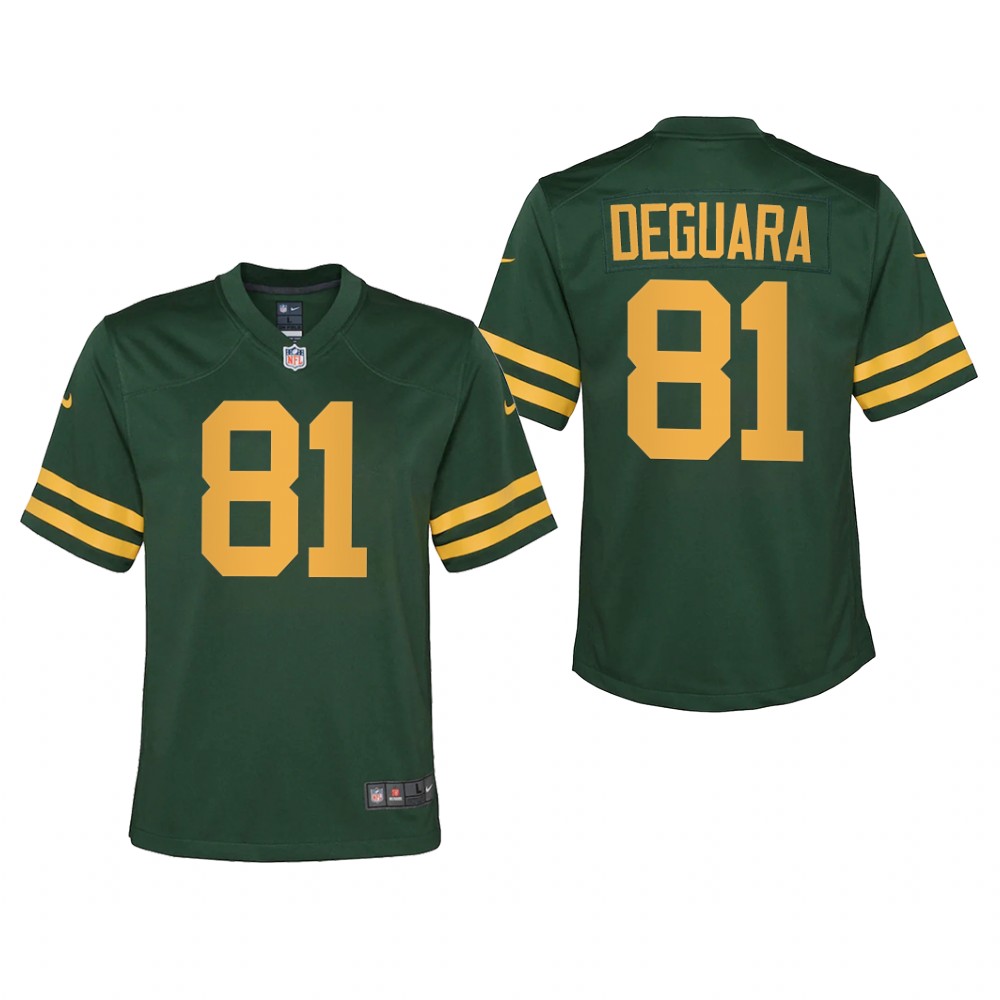 Green Bay Packers Josiah Deguara Green Jersey Alternate Game - Youth