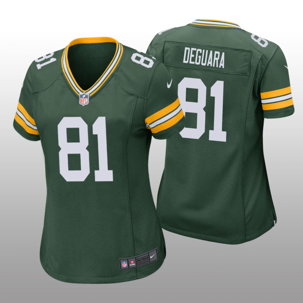 Green Bay Packers Josiah Deguara Green Jersey Game - Women's