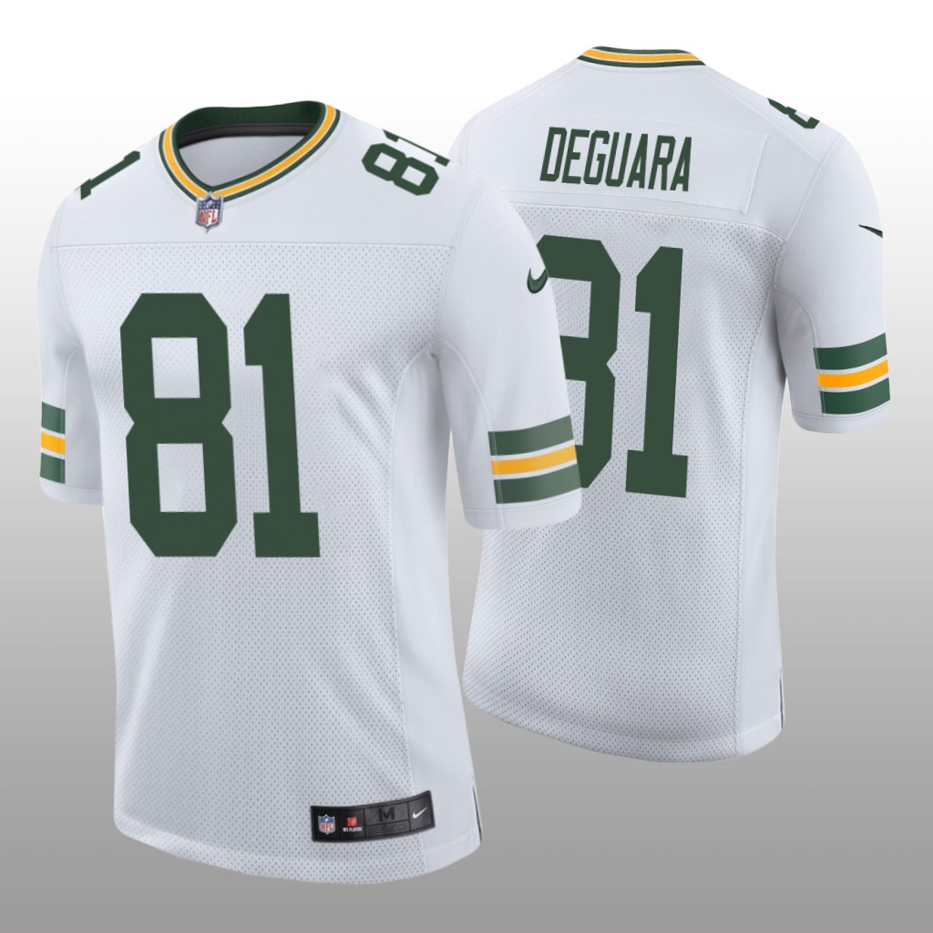 Green Bay Packers Josiah Deguara White Jersey Vapor Limited - Men's