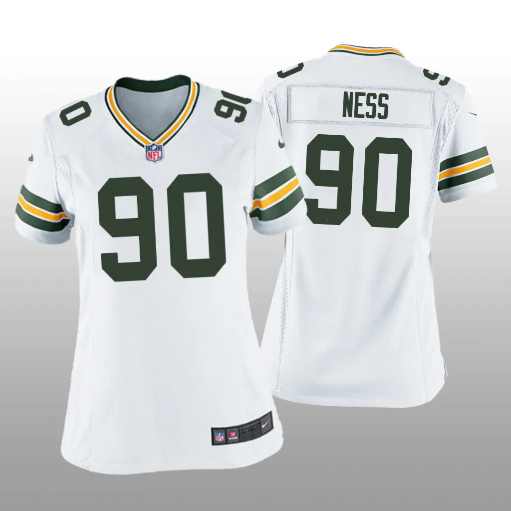 Green Bay Packers Lukas Van Ness White Jersey Game - Women's